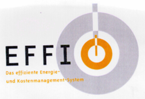 EFFI Das effiziente Energie- und Kostenmanagement-System Logo (DPMA, 03/31/1998)