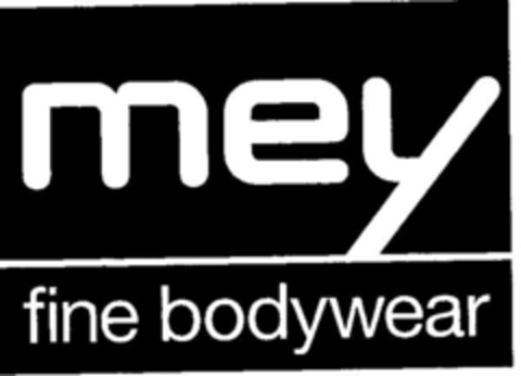 mey fine bodywear Logo (DPMA, 09/08/1998)