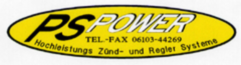 PS POWER Hochleistungs Zünd- und Regler Systeme Logo (DPMA, 01.12.1998)