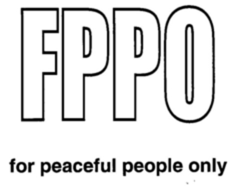 FPPO for peaceful people only Logo (DPMA, 04.12.1998)