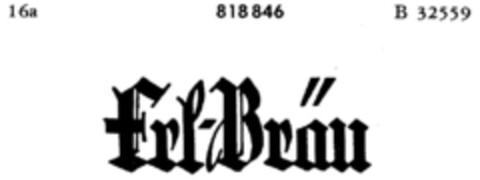 Erl-Bräu Logo (DPMA, 31.10.1964)