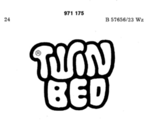 TWIN BED Logo (DPMA, 11.02.1977)