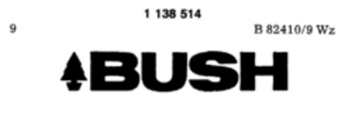 BUSH Logo (DPMA, 07.08.1987)