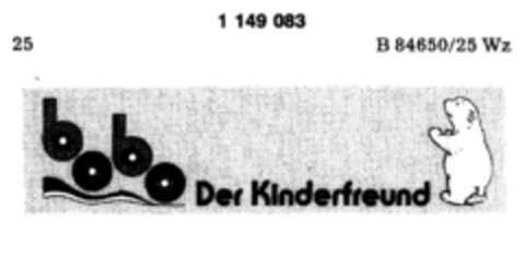 bobo Der Kinderfreund Logo (DPMA, 01.06.1988)