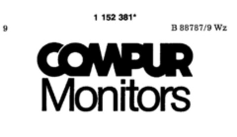 COMPUR Monitors Logo (DPMA, 12/06/1989)