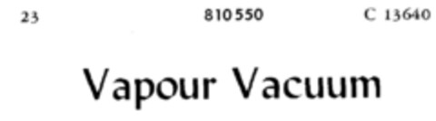 Vapour Vacuum Logo (DPMA, 11.05.1963)