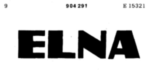 ELNA Logo (DPMA, 17.03.1971)