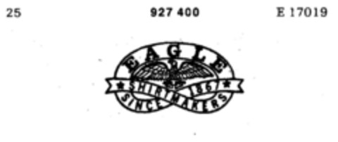 EAGLE SHIRTMAKERS Logo (DPMA, 07.08.1973)