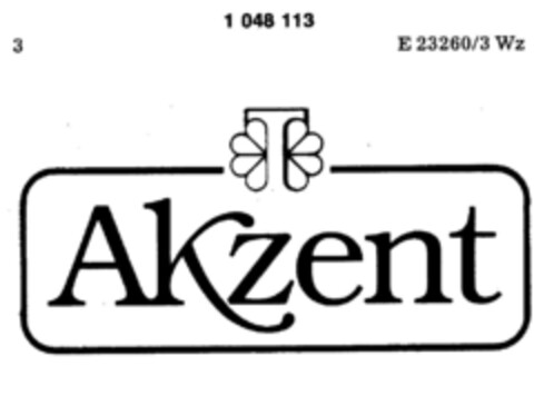 Akzent Logo (DPMA, 29.10.1982)