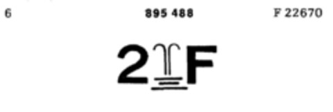 2 F Logo (DPMA, 18.06.1971)