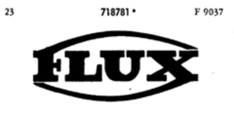 FLUX Logo (DPMA, 23.08.1958)