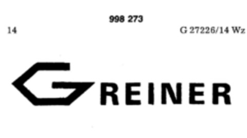 Greiner Logo (DPMA, 09.07.1979)