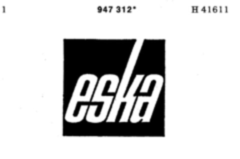 eska Logo (DPMA, 03/12/1976)