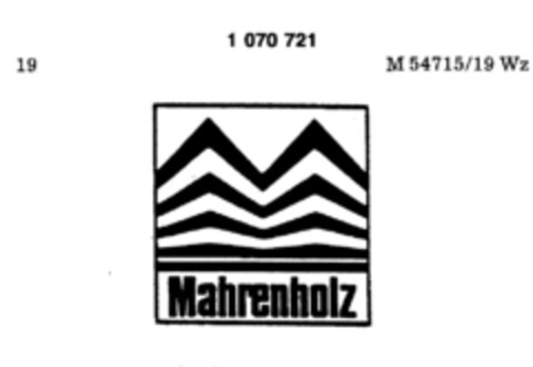 Mahrenholz Logo (DPMA, 04.05.1984)