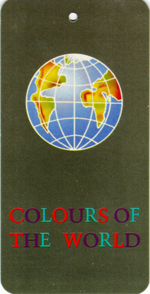COLOURS OF THE WORLD Logo (DPMA, 19.09.1991)