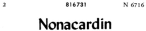 Nonacardin Logo (DPMA, 03.05.1960)