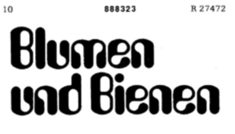 Blumen und Bienen Logo (DPMA, 07.01.1971)