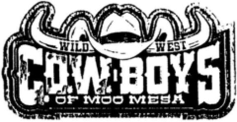 WILD WEST COWBOYS OF MOO MESA Logo (DPMA, 10.04.1992)