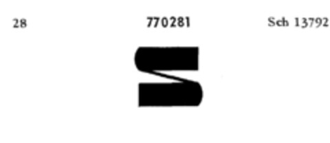 S Logo (DPMA, 20.06.1961)