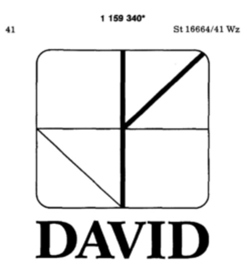 DAVID Logo (DPMA, 15.03.1990)