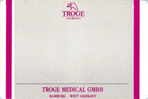 TROGE MEDICAL GMBH Logo (DPMA, 11.08.1990)