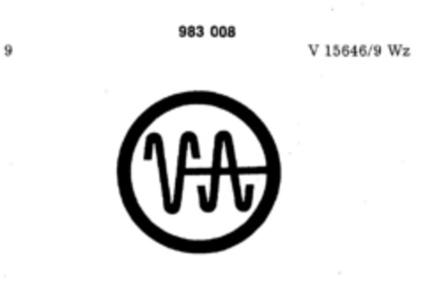 VA Logo (DPMA, 08.10.1977)