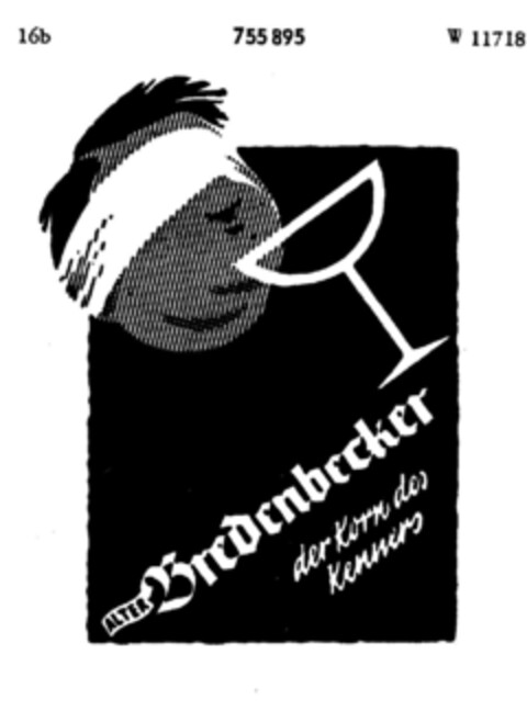 ALTER Bredenbecker der Korn des Kenners Logo (DPMA, 06.04.1960)