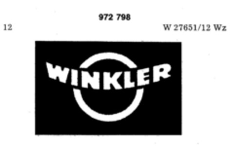 WINKLER Logo (DPMA, 02/14/1977)