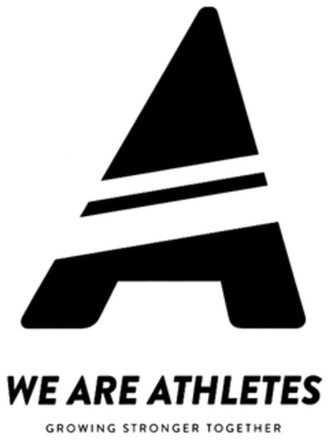 WE ARE ATHLETES GROWING STRONGER TOGETHER Logo (DPMA, 15.07.2016)