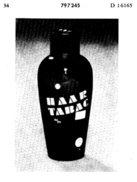 HAAR TABAC Logo (DPMA, 18.10.1963)