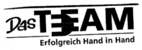 DAS TEAM Eerfolgreich Hand in Hand Logo (DPMA, 14.07.1993)