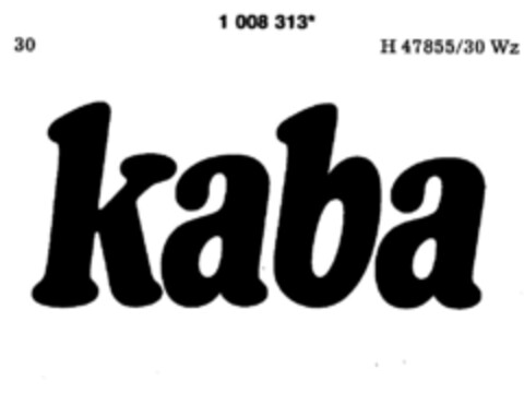kaba Logo (DPMA, 16.08.1980)