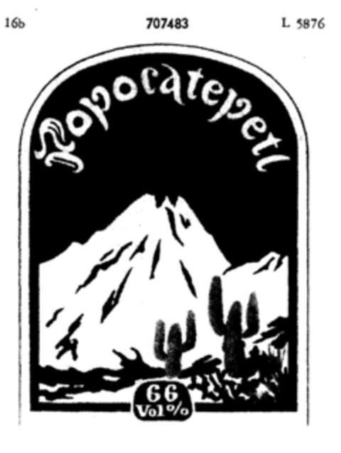 Popocatepetl Logo (DPMA, 22.01.1957)