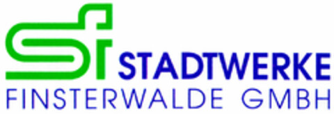 STADTWERKE FINSTERWALDE GMBH Logo (DPMA, 06/29/2001)