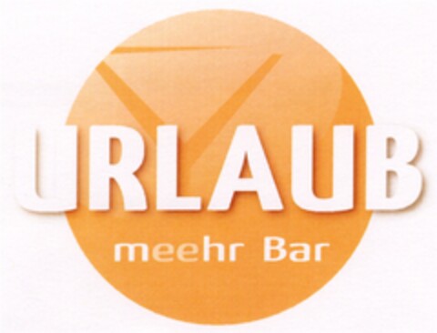 URLAUB meehr Bar Logo (DPMA, 08/15/2008)