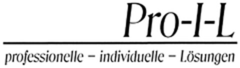 Pro-I-L professionelle - individuelle - Lösungen Logo (DPMA, 03.06.2012)