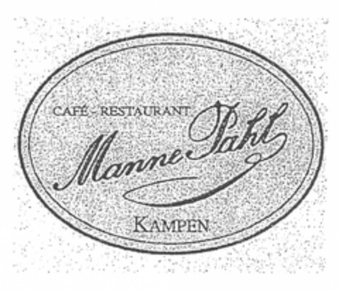 CAFE RESTAURANT Manne Pahl KAMPEN Logo (DPMA, 08/12/2016)