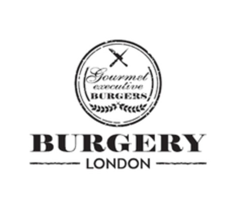 Gourmet executive BURGERS BURGERY LONDON Logo (DPMA, 21.12.2017)