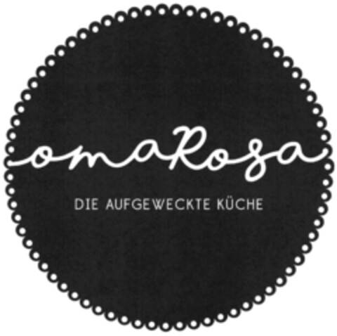 omaRosa DIE AUFGEWECKTE KÜCHE Logo (DPMA, 06/25/2020)