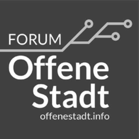 FORUM Offene Stadt Logo (DPMA, 04/28/2020)