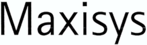 Maxisys Logo (DPMA, 12/23/2003)