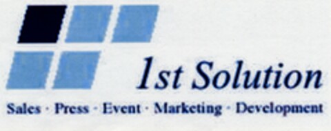 1 st Solution Sales-Press-Event-Marketing-Development Logo (DPMA, 27.06.2005)