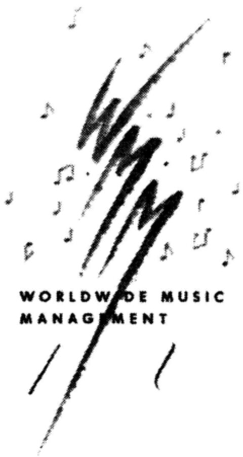 WORLDWIDE MUSIC MANAGEMENT Logo (DPMA, 11/03/1995)