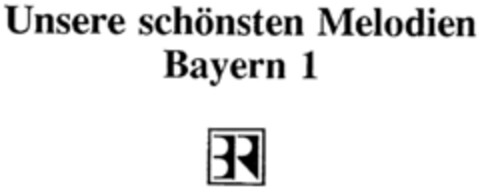 Unsere schönsten Melodien Bayern 1 Logo (DPMA, 08/03/1996)