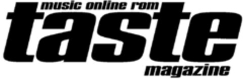 music online rom taste magazine Logo (DPMA, 05/13/1997)