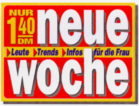 neue woche Logo (DPMA, 09/30/1998)