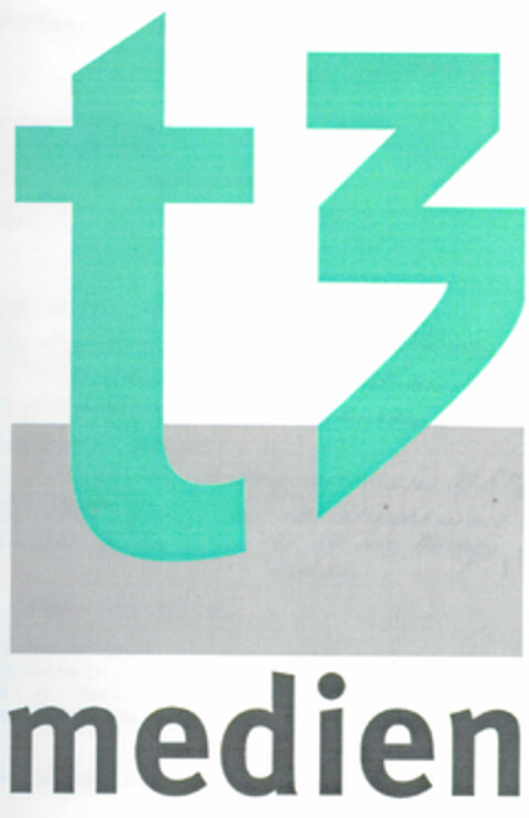 t 3 medien Logo (DPMA, 16.04.1999)