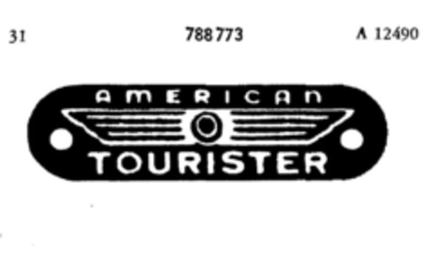 AMERICAN TOURISTER Logo (DPMA, 06.09.1962)