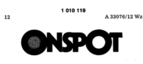ONSPOT Logo (DPMA, 02/21/1980)