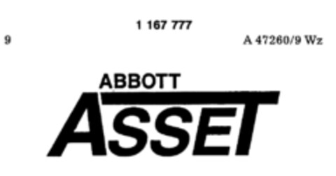 ABBOTT ASSET Logo (DPMA, 17.11.1989)